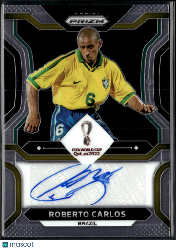 Roberto Carlos 2022 Panini Prizm FIFA World Cup Qatar Auto Brazil