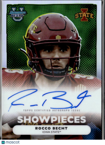 2025 Bowman University Best Showpieces Rocco Becht #BSA-RB Autograph Variation