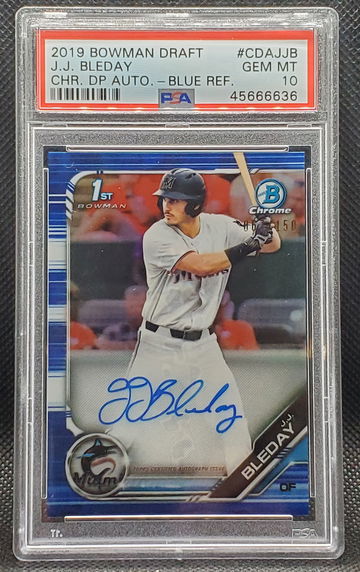 2019 Bowman JJ Bleday Auto Blue 