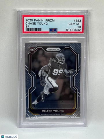 2020 Panini Prizm Chase Young #383 Variation PSA 10