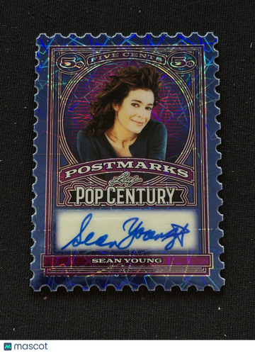 2026 Leaf Pop Century Postmarks Sean Young Authentic Autograph #P-SY1