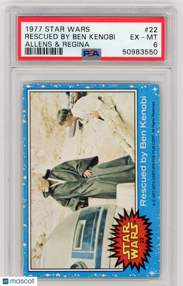 1977 Star Wars Allens & Regina Rescued By Ben Kenobi #22 PSA 6