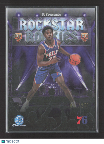 2025 Bowman Chrome Rockstar Rookies VJ Edgecombe #RR-3 /250 RC