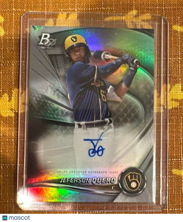 2022 Bowman Platinum - Top Prospect Autograph Jeferson Quero #TOP-82