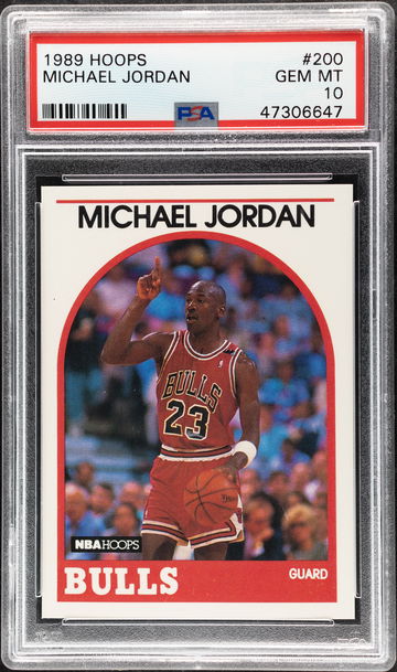 1989 Hoops  Michael Jordan #200  PSA 10