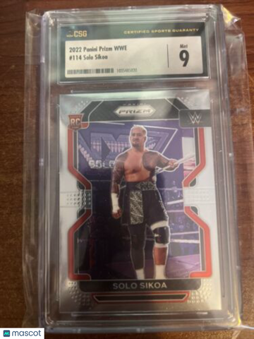2022 Panini Prizm WWE Solo Sikoa #114 Rookie CSG 9