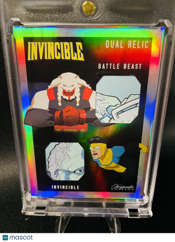 2025 Invincible Holo Dual Relic #524 KEEPSAKE Battle Beast Trading Card