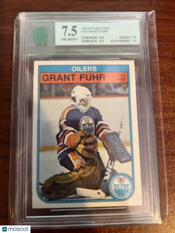 1982-83 O-Pee-Chee Grant Fuhr Rookie MNT 7.5