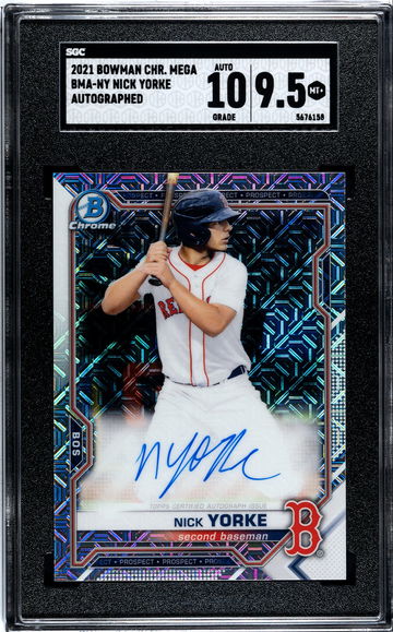 2021 Bowman Chrome Mega Box Nick Yorke BMA-NY Auto
