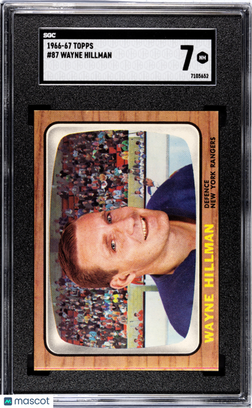 1966 Topps Wayne Hillman #87 SGC 7