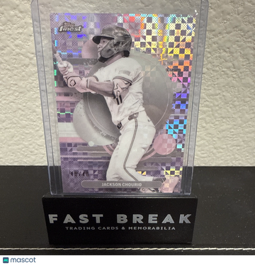 2025 Topps Finest Jackson Chourio #112 Pearl Checkerboard Short Print Uncommon Tier Parallel/Variety Base Set