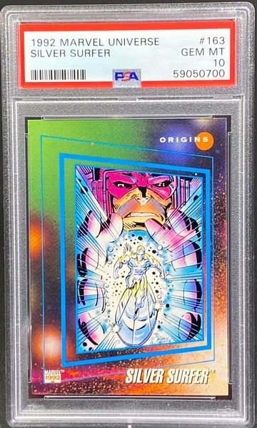 1992 Marvel Universe Silver Surfer Origins #163 PSA 10