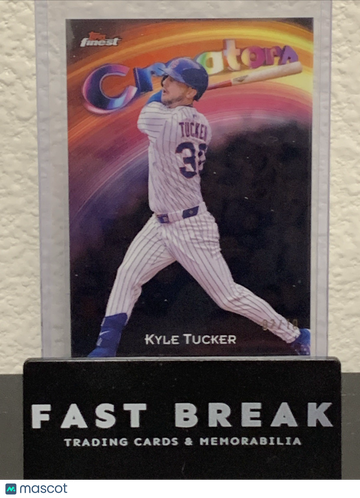 2025 Topps Finest Creators Kyle Tucker #C-4 Black / Short Print Parallel/Variety Insert