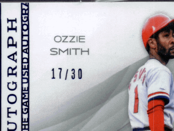 2025 Leaf In The Game Used Sports Ozzie Smith #IGA-OS1 /30 Game-Used Memorabilia