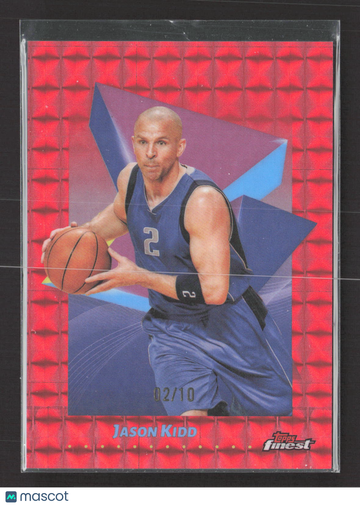 2025 Topps Finest Jason Kidd #23 Red Refractor /10