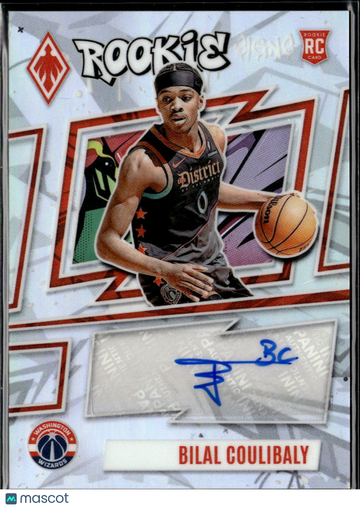 Bilal Coulibaly 2024 Panini Phoenix Rookie Signs RC Auto /99 Washington Wizards
