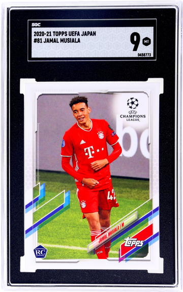2020 Topps UEFA Japan Jamal Musiala #81 RC SGC 9