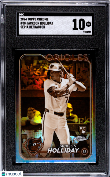 2024 Topps Chrome Jackson Holliday #88 Sepia Refractor SGC 10