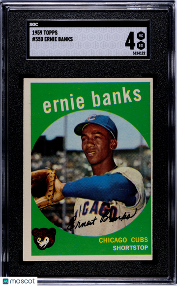 1959 Topps Ernie Banks #350 SGC 4