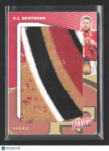 2017 Panini The National C.J. Beathard #11 Player-used swatch of towel