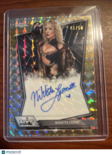 2026 Topps Chrome WWE Nikkita Lyons #NXT-NIK Chrome Topps