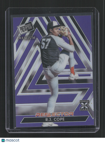 2024 Press Pass R.J. COPE #94 #94 R.J. COPE PURPLE REFLECTOR /20 SN