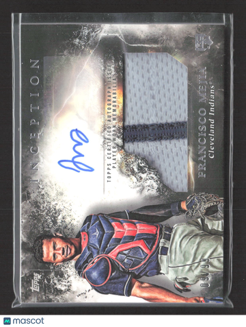 2018 Topps Inception Francisco Mejia #IAP-FM Player-worn memorabilia Patch Auto