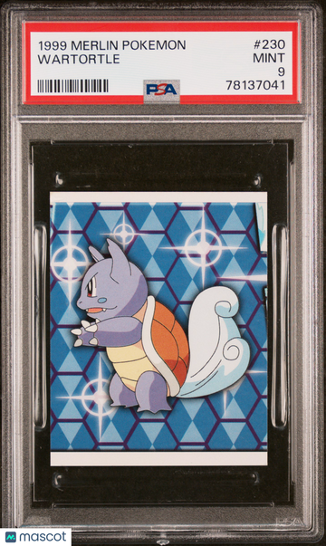 1999 Merlin Pokemon Wartortle PSA 9