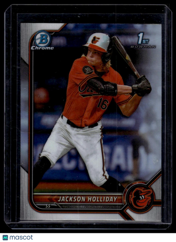 2022 Bowman Draft Jackson Holliday #BDC-168 Chrome Refractor