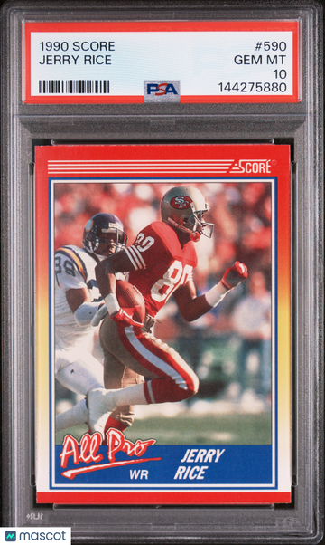 1990 Score Jerry Rice #590 PSA 10