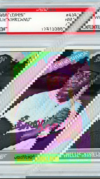 1966 Topps Willie Kirkland #434 PSA 7 P1331