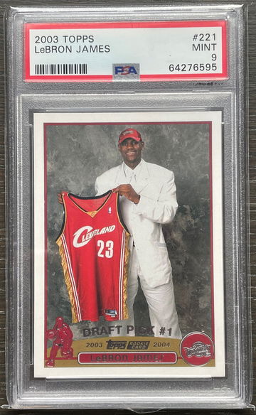 Lebron James 2003 Topps PSA 9 Rookie Iconic Cavaliers MVP Champion