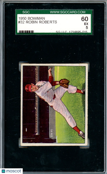 1950 Bowman Robin Roberts #32 SGC 5