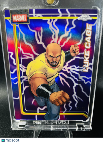 2026 Topps Chrome Marvel Luke Cage Refractor 31/75 #072 Trading Card