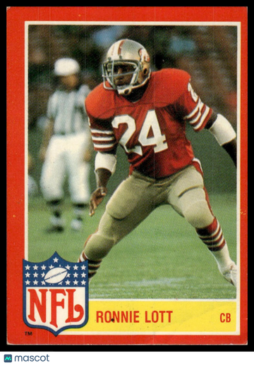 1985 Topps Ronnie Lott #5 Glossy NFL Stars