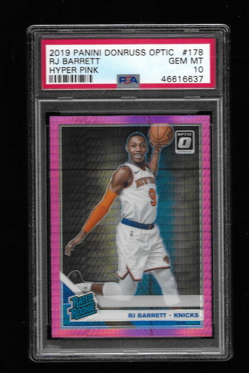 2019 DONRUSS OPTIC HYPER PINK RJ BARRETT