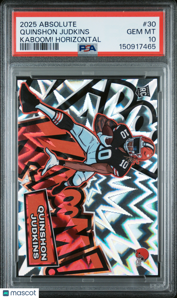 2025 Panini Absolute Kaboom! Horizontal Quinshon Judkins #30 PSA 10