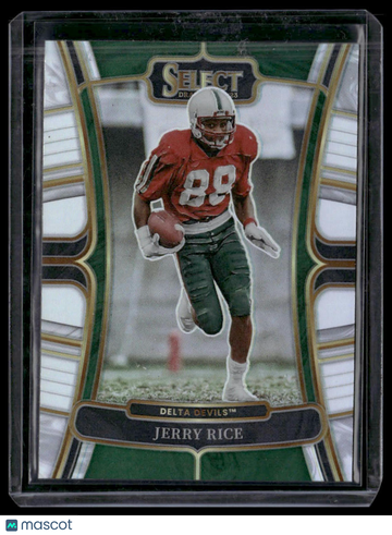 2023 Panini Select Draft Picks Jerry Rice #94 Silver Prizm
