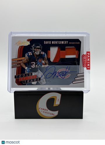 2020 Panini Absolute Tools of the Trade David Montgomery #TTD-18 /25 Patch Memorabilia Tools of the Trade