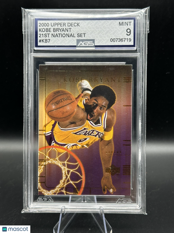 2000 Upper Deck 21st National Set Kobe Bryant #KB7 AGS 9