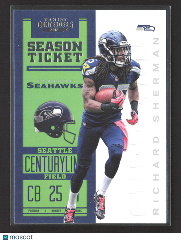 2012 Panini Contenders Season Ticket Richard Sherman #86