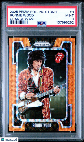 2025 Panini Prizm The Rolling Stones Ronnie Wood 181/259 #8 PSA 9