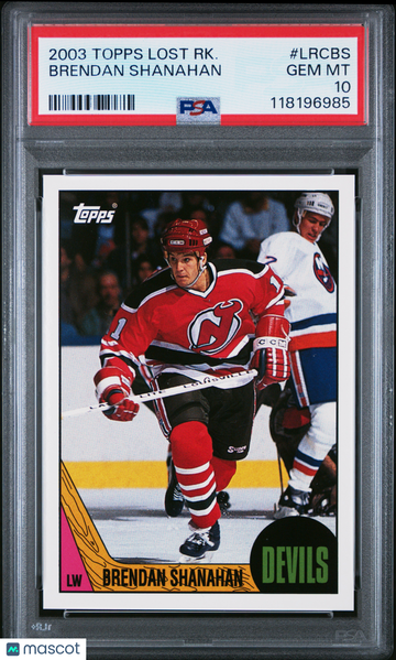 2003-04 Topps Lost Rookies Brendan Shanahan #LRCBS Rookie PSA 10