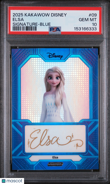 2025 Kakawow Phantom Disney Signature Elsa #09 PSA 10