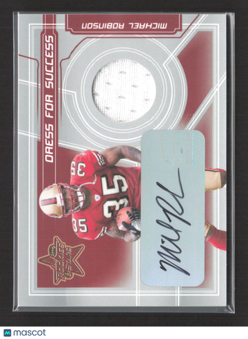 2006 Leaf Rookies & Stars Dress for Success Michael Robinson #DS-7 Jersey Patch