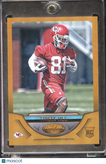 2016 Panini Certified Tyreek Hill #184 Gold /225 RC