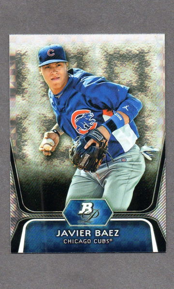 2012 Bowman Platinum #85 Javier Baez Xfractor RC Rookie