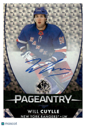 2023-24 SP Authentic Will Cuylle #P-72 AU