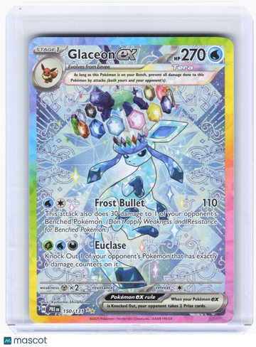 Prismatic Evolutions Glaceon ex Holo Special Illustration Rare #150/131