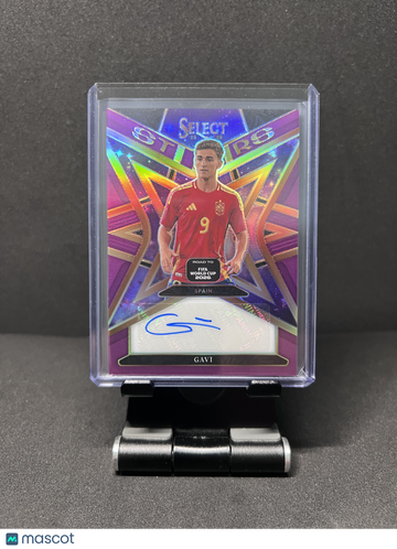2025 Panini Select Road to FIFA World Cup Prizm Stars Gavi #ST-G Purple /99